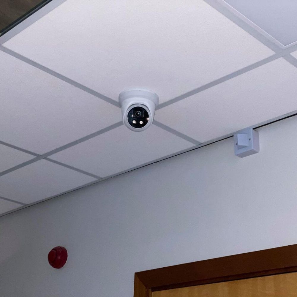 Warehouse CCTV Case Study Bullet Camera